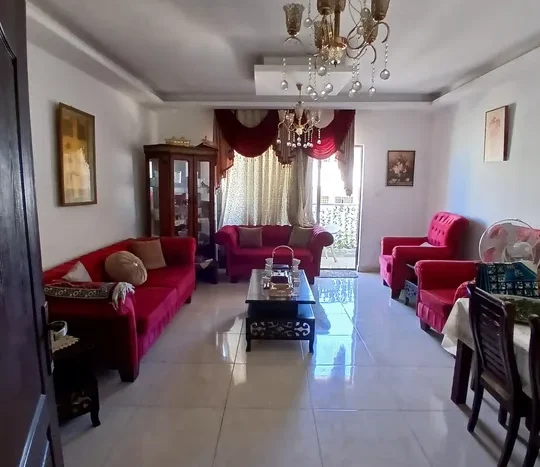 Luxury apartment for sale in the most upscale areas of Abu Nuseir – Tab Karaa, area 135 square meters, third floor with elevator and garage